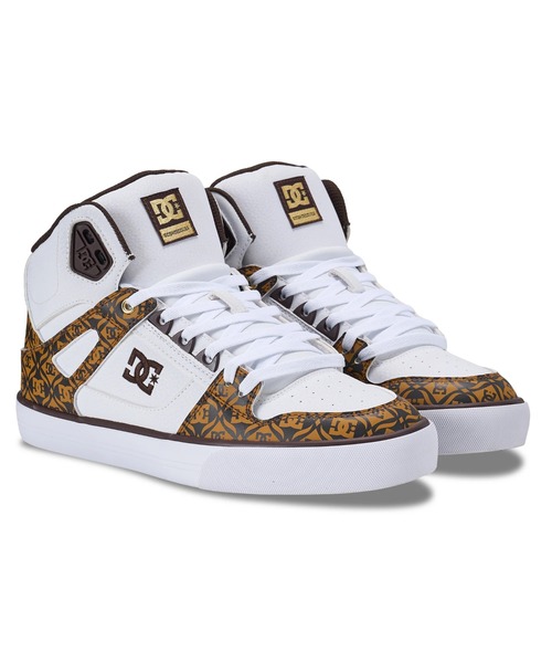 高級感のあるモノグラム柄が大人気色♪ DC SHOE ピュアハイトップSE SN PURE HIGH-TOP SE SN DM261303-WBG