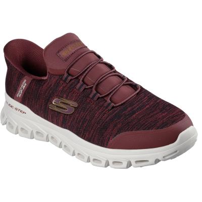 クッション性に富んだ中空デザインのソールが特徴♪ スケッチャーズ/SKECHERS GLIDE-STEP-ZEFYR グライドステップ ゼフィール ハンズフリー スリップインズ 233011-BURG