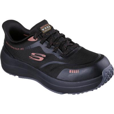 カテゴリ全米No1のシェアを誇るワークシューズ♪ スケッチャーズ スリップインズ ワーク トランスポーター ライト ベン SKECHERS TRANSPORTER LITE BHENN 200262-BKRD
