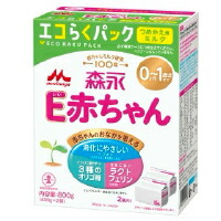 E赤ちゃんエコらくパック10箱 楽天市場】粉ミルク/E赤ちゃん/送料無料/森永E赤ちゃんエコらく