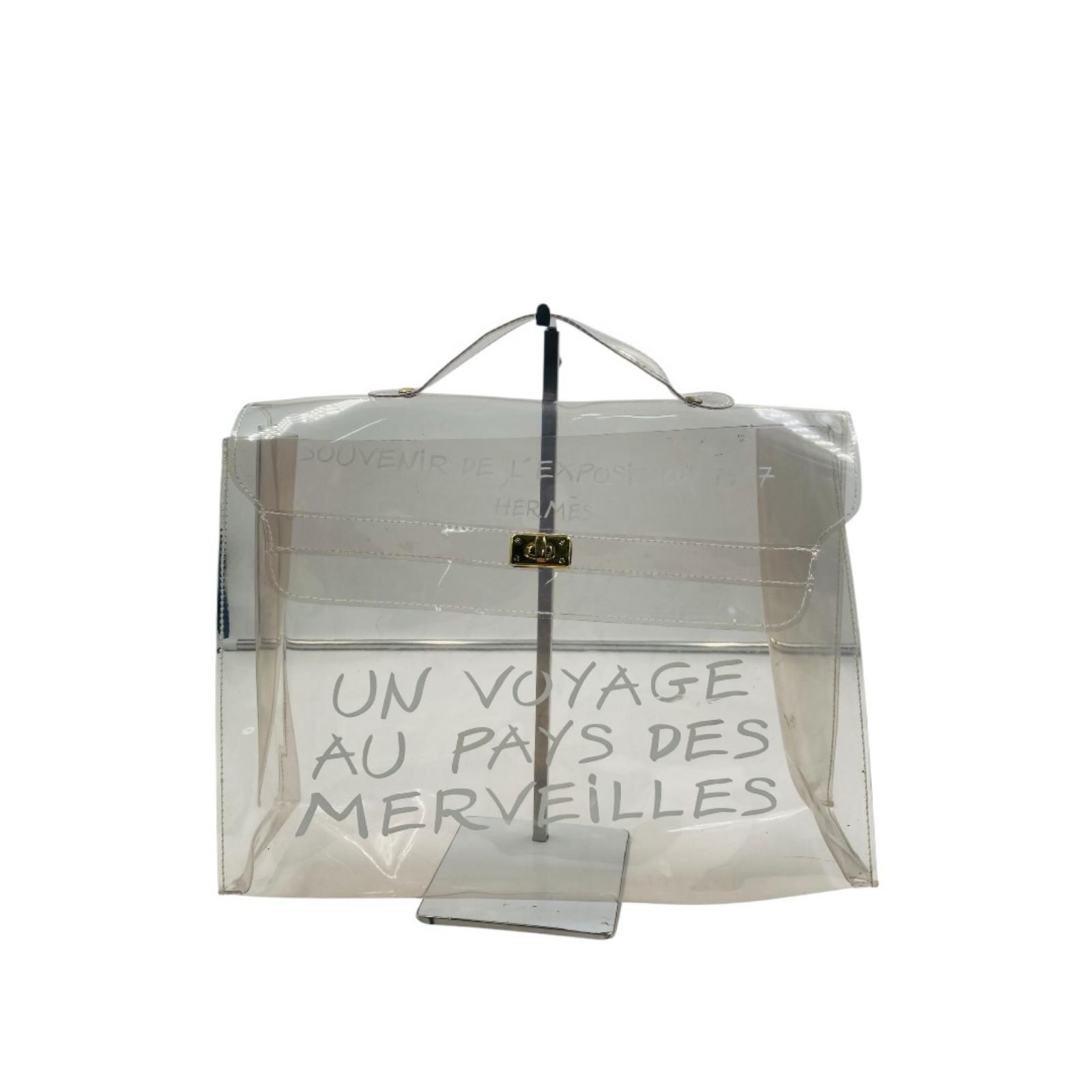 HERMES クリアバッグ限定品 楽天市場】HERMES エルメス ビニール ケリー クリア 透明