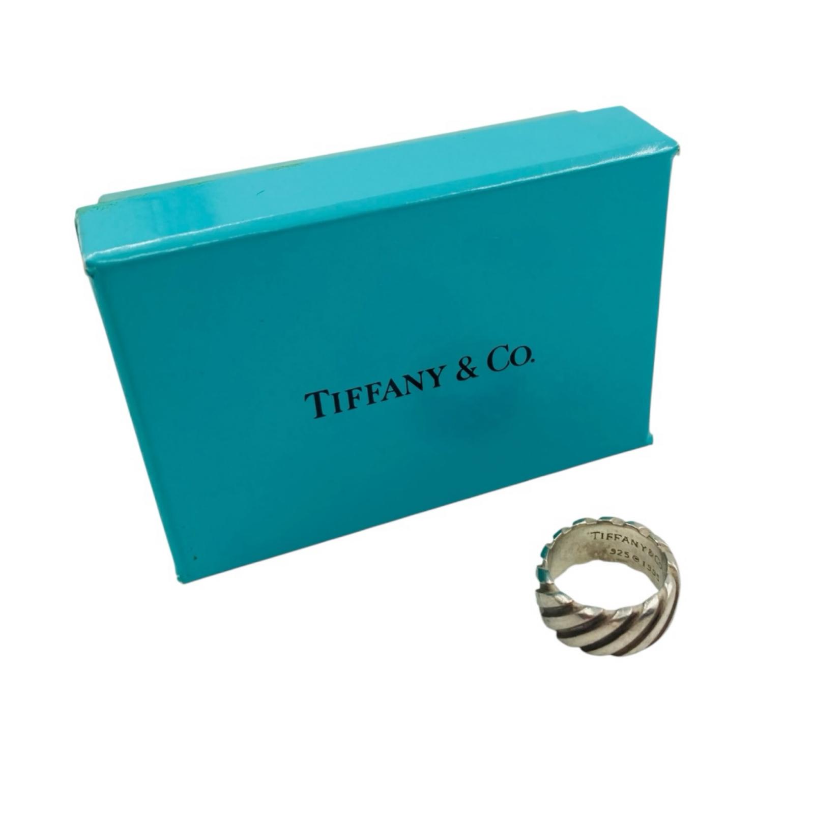 Tiffanyティファニー　リング 指輪アトラスグルーブドダブルライン　16号 楽天市場】ティファニー 指輪 SV アトラスグルーブド ダブル