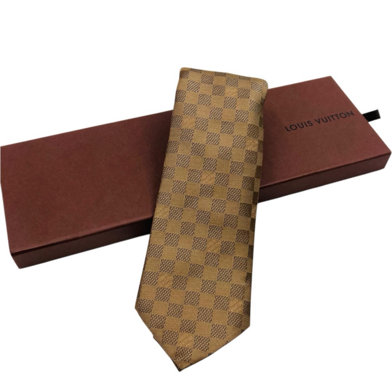 LOUIS VUITTON ヴィトン　ネクタイ　ダミエ