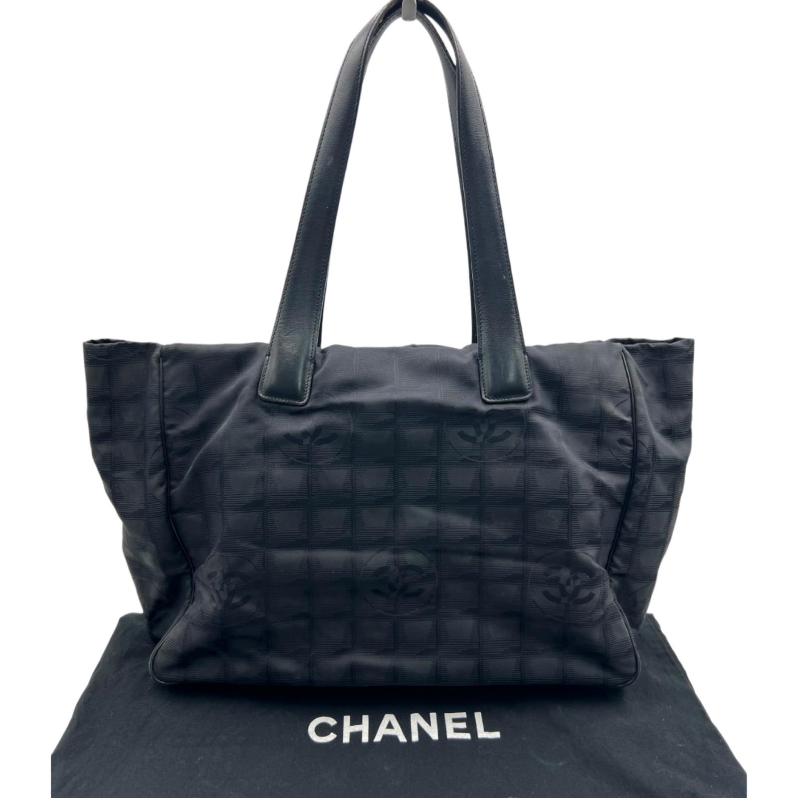 楽天市場】シャネル CHANEL 旧トラベルライン ナイロン トートバッグ