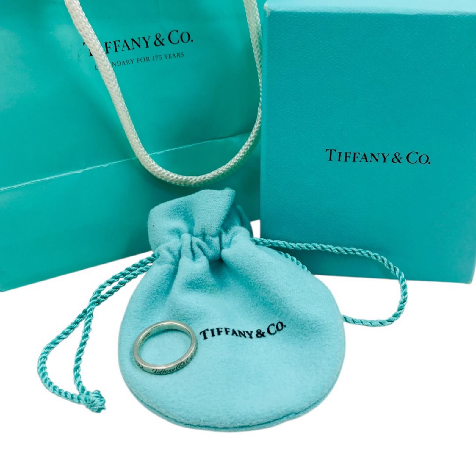 Tiffany & Co. ティファニー ノーツリング ニューヨーク シルバー925 リング 指輪 10号|Nostalgie Collection
