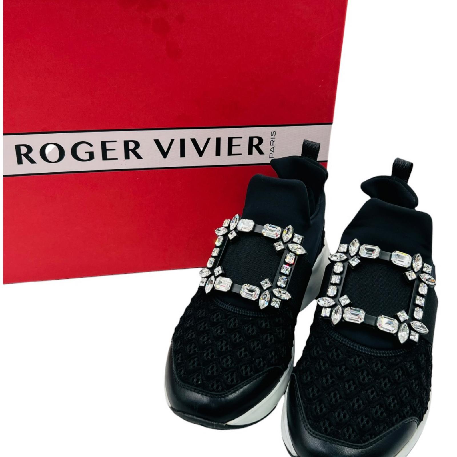 ROGER VIVIER ヴィヴランストラスバックルスニーカー ロジェヴィヴィエ 厚底 37【23.5cm】|Nostalgie Collection