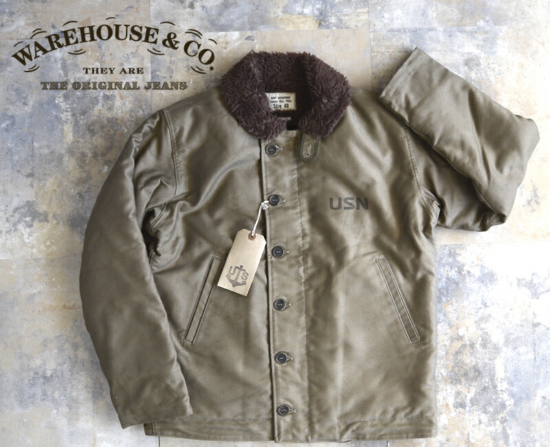 WAREHOUSEウエアハウス アウター Lot2227 FINAL FORM OF WW2 1945 N-1 WINTER JACKET /KHAKI (NXSX)｜TAKE OFF