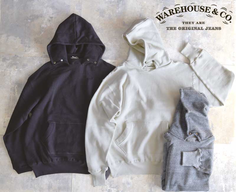 WAREHOUSEウエアハウス スウェットフーディ　Lot-469 セットイン 後付フード