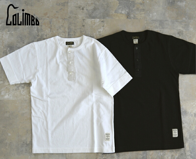 COLIMBO 長袖ヘンリーネックTシャツ L ランプブラック 日本製 COLIMBO 長袖ヘンリーネックTシャツ L ランプブラック 日本製