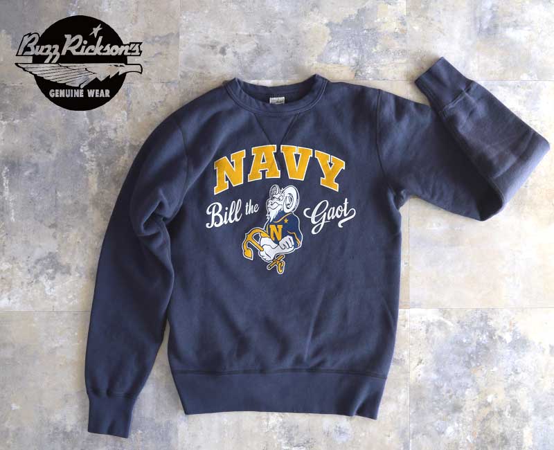 Buzz Rickson's(バズリクソンズ)CREW SWEAT BILL THE GAOT BR69695