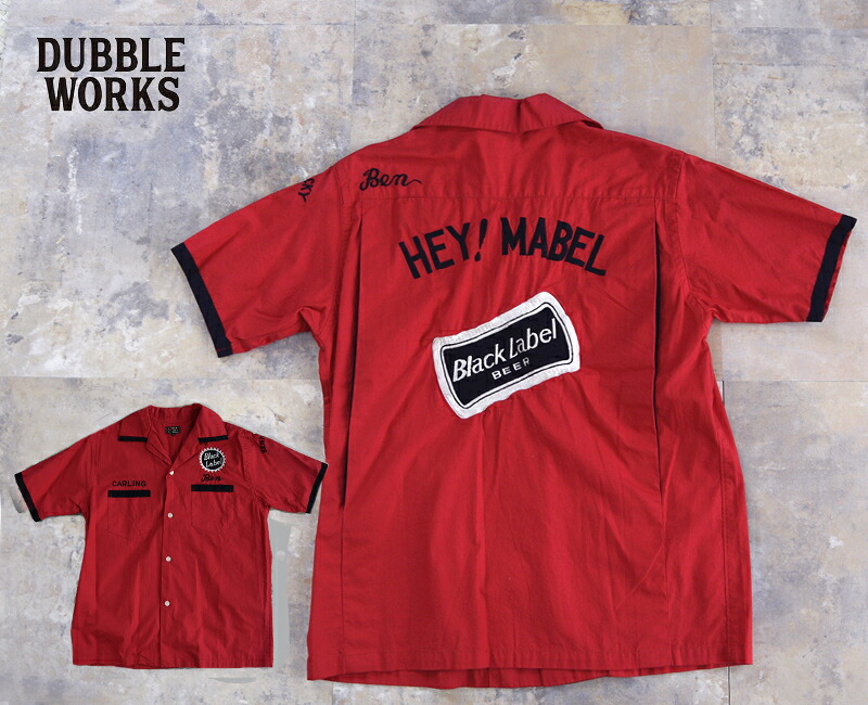 DUBBLE WORKS ダブルワークス COTTONBOWLING SHIRTHEY! MABEL｜TAKE OFF 12,514円