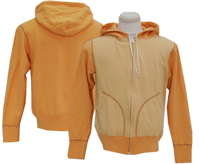 TWO MOON トゥームーン 流汗 10191 Light Weight Full-Zip Parka2021(オレンジ色/黄色)