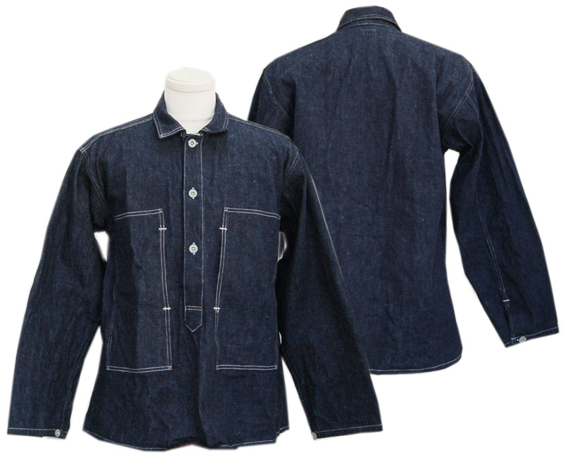 【楽天市場】WAREHOUSE ウエアハウス 2187 U.S.ARMY DENIM PULLOVER (ワンウォッシュ)：TAKE OFF