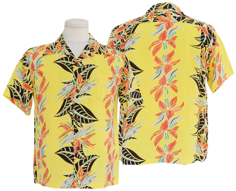 SunSurf サンサーフ 半袖 2024 SS39224 / RAYON HAWAIIAN SHIRT /BIRD OF PARADISE(155:YELLOW)