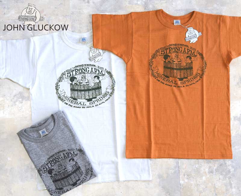 WAREHOUSEウエアハウス: John Gluckowジョングラッコー JG-CS06 Strongarm【Hot Tub】TEE【XXL】|TAKE OFF