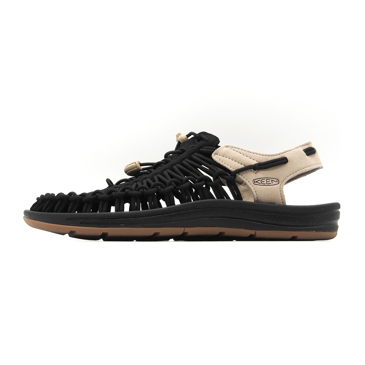 KEEN UNEEK BLACK/PLAZA TAUPE 1027437 キーン ユニーク プラザ ブラック/プラザ トープ メンズ サンダル