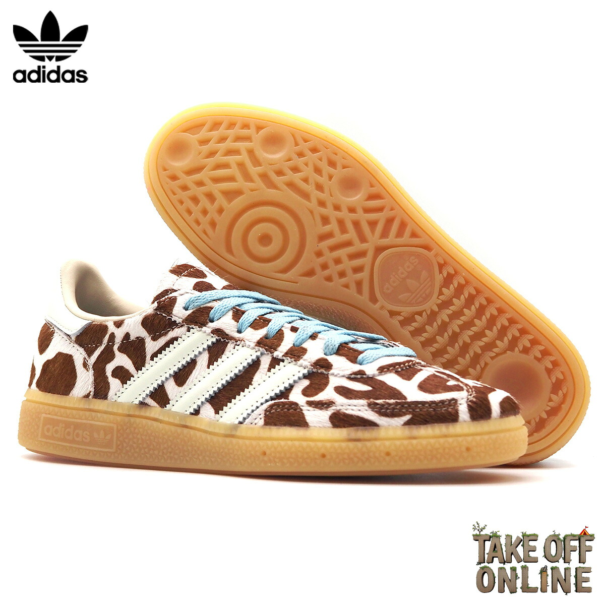 ADIDAS HANDBALL SPEZIAL W CRYSTAL LINEN/IVORY/ICEY BLUE KI6677 アディダス ハンドボール スペツィアル W クリスタル リネン/アイボリー/アイシー ブルー ｜TAKE OFF ONLINE