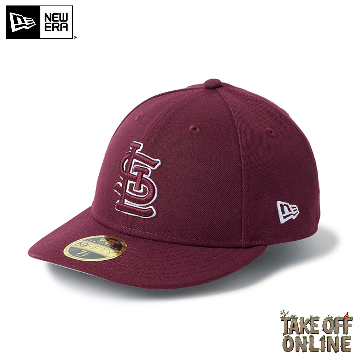 NEW ERA LP 59FIFTY MLB COLOR VARIATION ST. LOUIS CARDINALS 14744685 ニューエラ 5950 エムエルビー カラー バリエーション セントルイス カーディナルス フローステッドバーガンディー 国内正規品