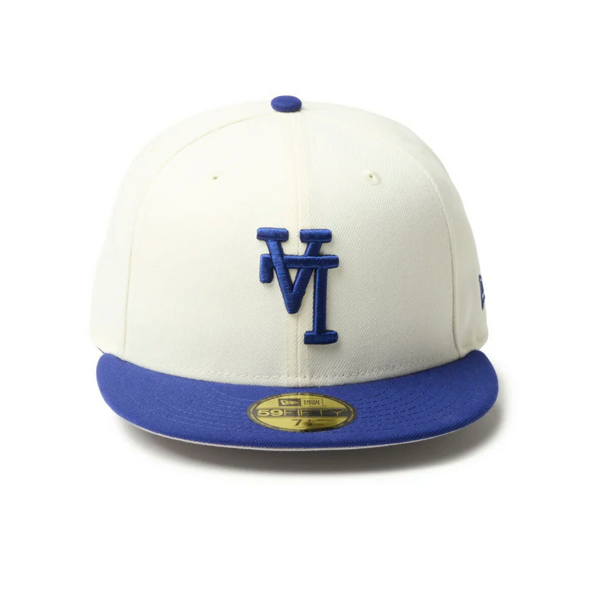 NEW ERA 59FIFTY MLB UPSIDE DOWN LOS ANGELES DODGERS CRM DROY 14745160 ニューエラ 5950 エムエルビー アップサイド ダウン ロサンゼルス・ドジャース クロームホワイト/ダークロイヤル 国内正規品