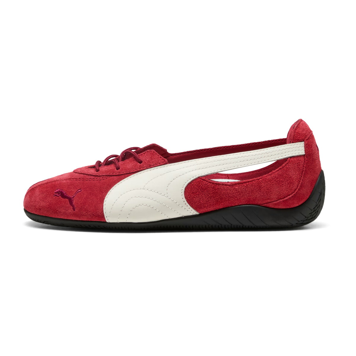 PUMA SPEEDCAT BALLET NOVA WNS RED RHYTHM-PUMA BLACK 408340-07 プーマ ウィメンズ スピードキャット バレエ ノヴァ スニーカー レッド レディース ｜TAKE OFF ONLINE