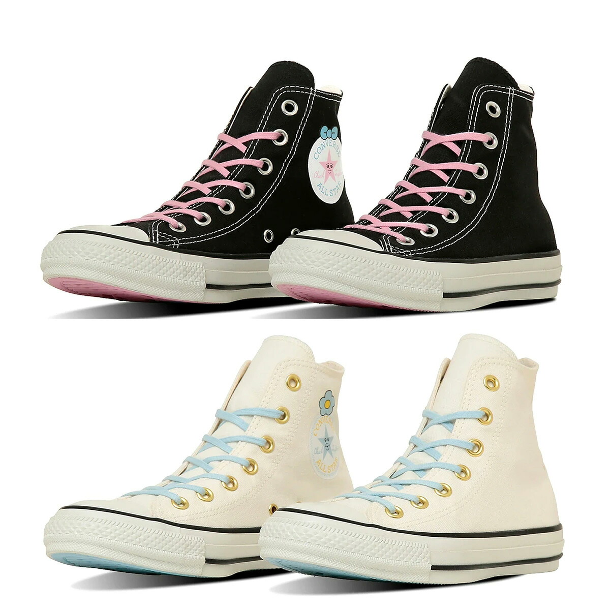 【お買い物マラソンポイント5倍!】 CONVERSE ALL STAR CL HI / KAWAISOUNI! 1SE701(31315530) /1SE702(31315531) コンバース オールスター CL ハイ / 可哀想に！ おぱんちゅうさぎ , んぽちゃむ レディース