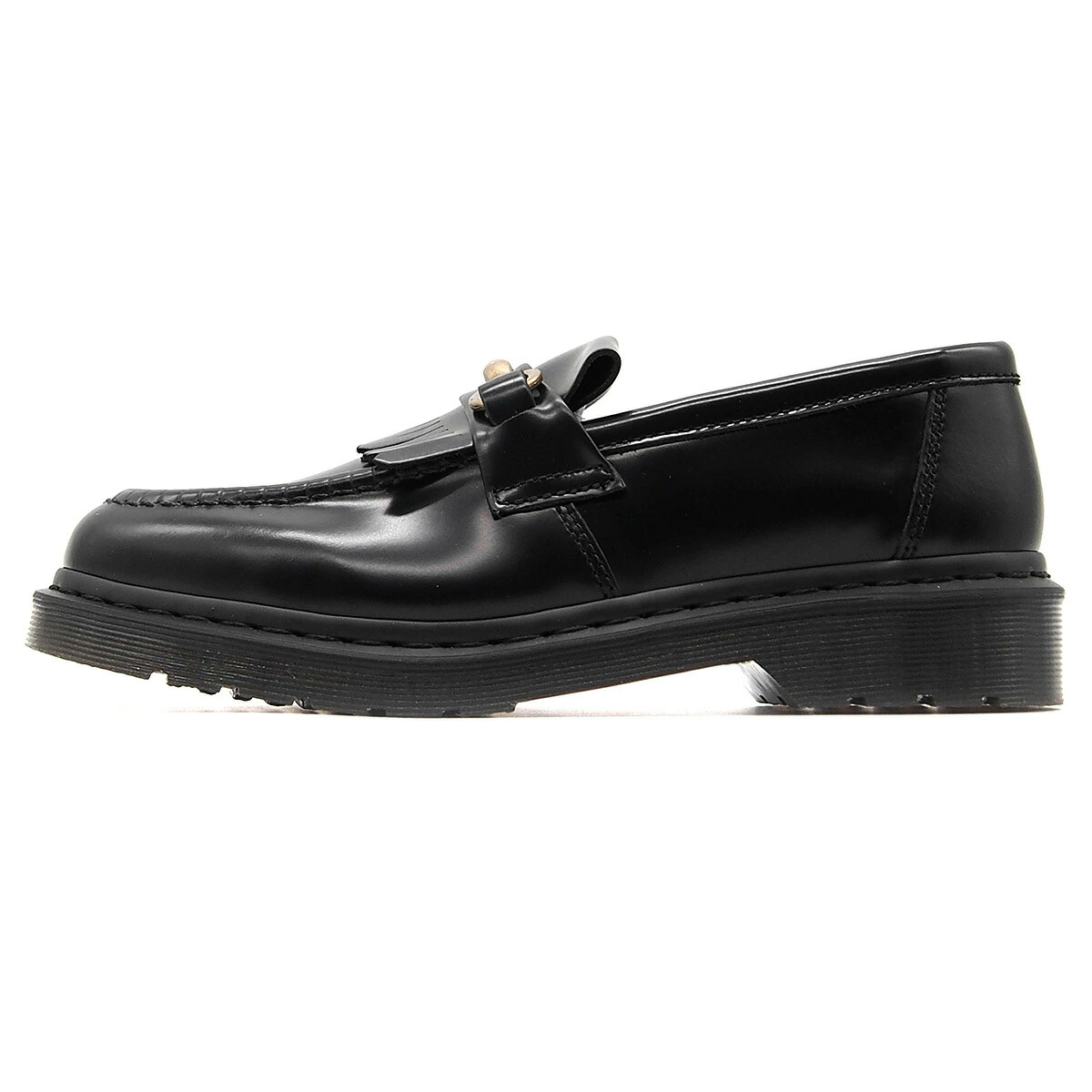 【お買い物マラソンポイント5倍!】 Dr.Martens ADRIAN SNAFFLE LOAFER BLACK POLISHED SMOOTH 32102001 ドクターマーチン エイドリアン スナッフル ローファー ブラック ポリッシュドスムースレザー メンズ レディース