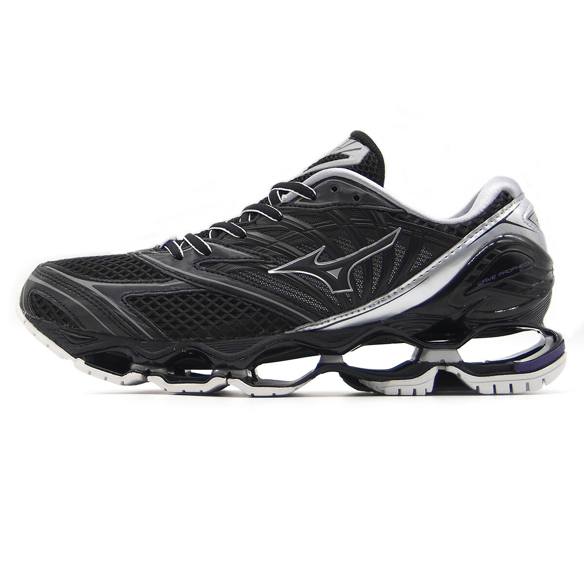 MIZUNO WAVE PROPHECY LS BLACK/SILVER/PURPLE HAZE d1ga250701 ミズノ ウェーブ プロフェシー LS ブラック/シルバー/パープルヘイズ メンズ
