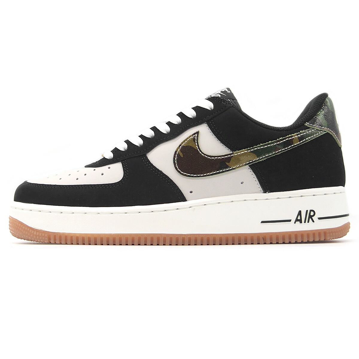 NIKE AIR FORCE 1 LOW RETRO WHITE/BLACK-GUM MED BROWN-SUMMIT WHITE hq1967-100 ナイキ エアフォース1 ロー レトロ ホワイト/ブラックガム メンズ