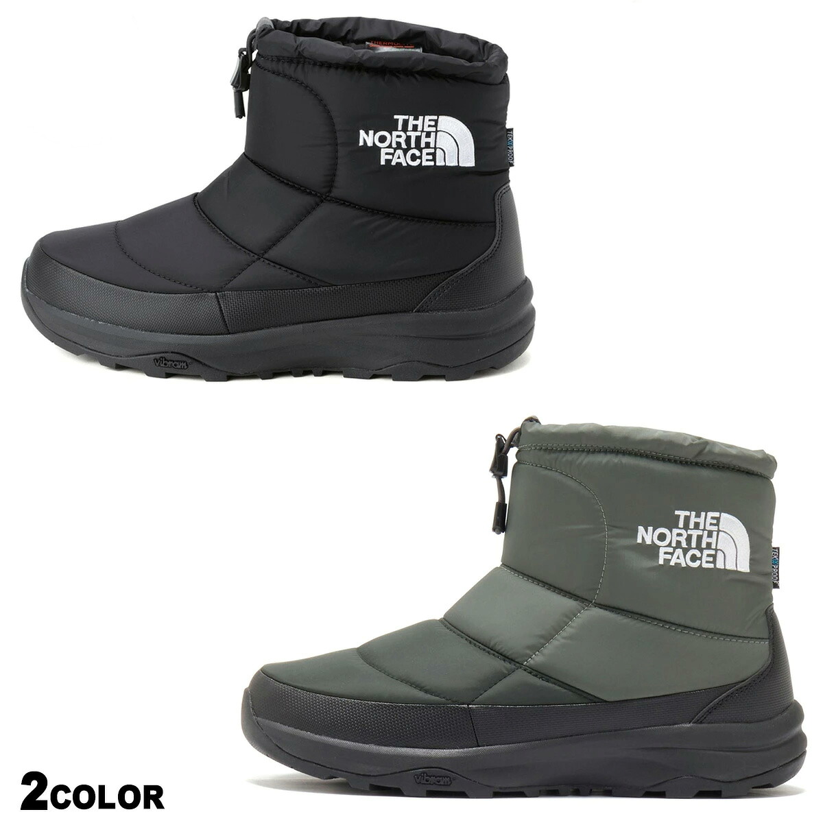 THE NORTH FACE NUPTSE BOOTIE WP LOGO SHORT ARCTIC GRIP 2カラー nf52485 ノースフェイス ヌプシ ブーティ ウォータープルーフ ロゴ アークテック グリップ ブラック グレー 2025FW ラッピング不可｜TAKE OFF ONLINE 17,243円