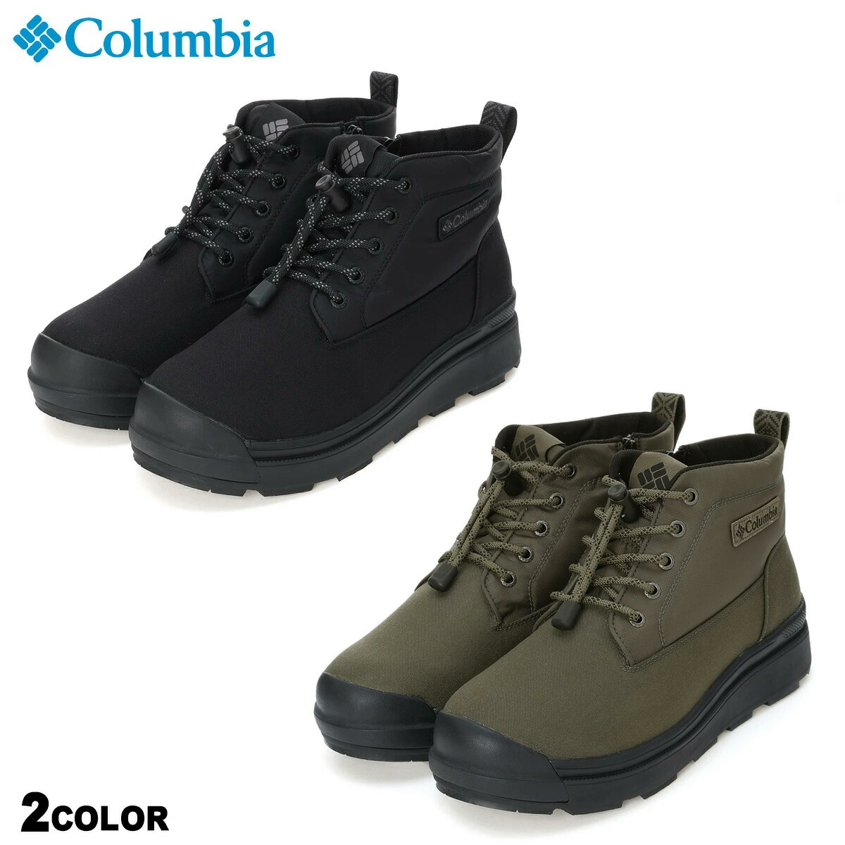 Columbia SAPLAND IV CHUKKA WP OH INFINITY yu9682 コロンビア サップランド フォー チャッカ ウォータープルーフ オムニヒートインフィニティ ブラック ダークモス 2025FW|TAKE OFF ONLINE