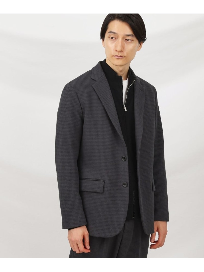 【SALE／50%OFF】【抗菌防臭】クロスウィーブ 上衣 TAKEO KIKUCHI タケオキクチ ジャケット・アウター テーラードジャケット・ブレザー 米国海軍 薄墨色 黒いこと【RBA_E】【貨物輸送無料】[ Fashion]