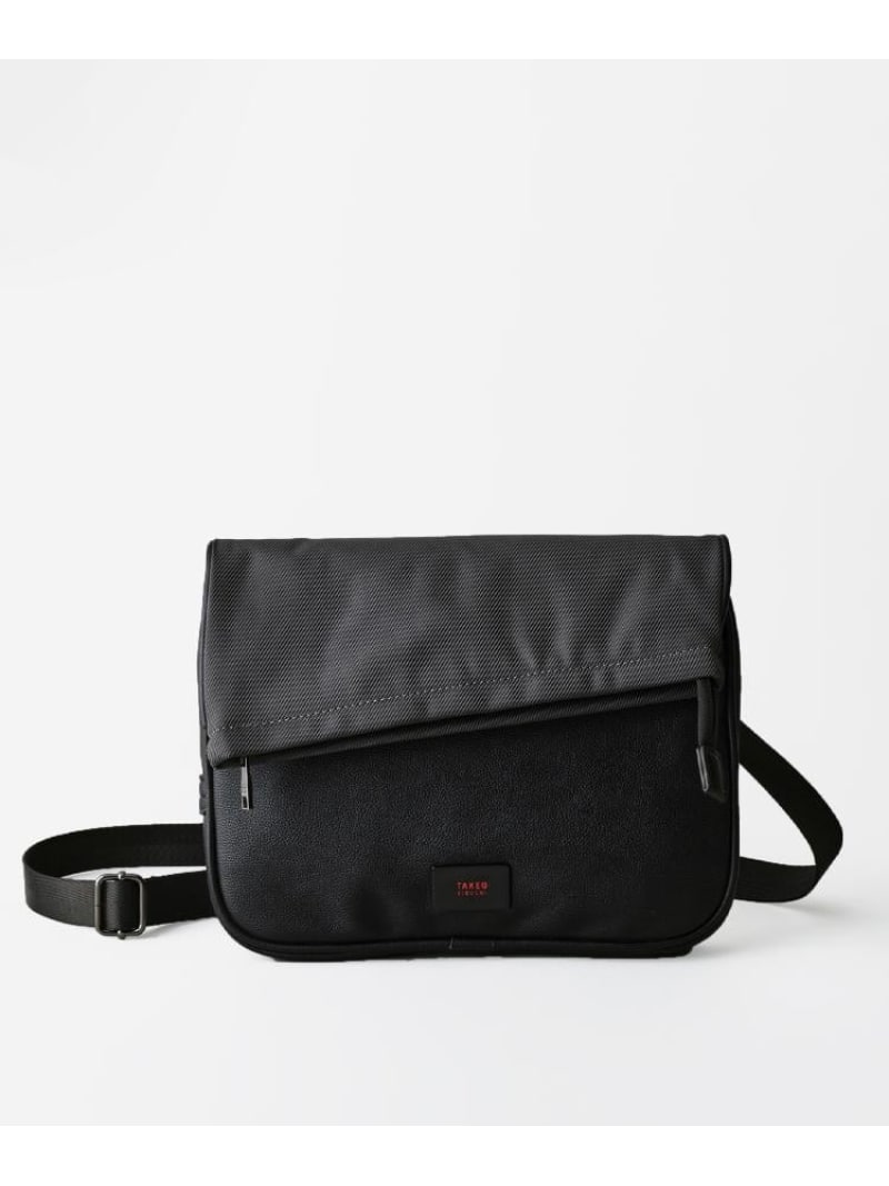 【SALE／20%OFF】【2WAY】ダブルクラッチショルダー TAKEO KIKUCHI タケオキクチ バッグ ショルダーバッグ グレー ブラック【RBA_E】【送料無料】[ Fashion]