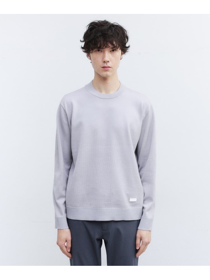 【SALE／50%OFF】【S大きさ~】アンチピリング テーラードネック 編み物 TAKEO KIKUCHI タケオキクチ トップス 編み物 青碧 米国海軍【RBA_E】【貨物輸送無料】[ Fashion]
