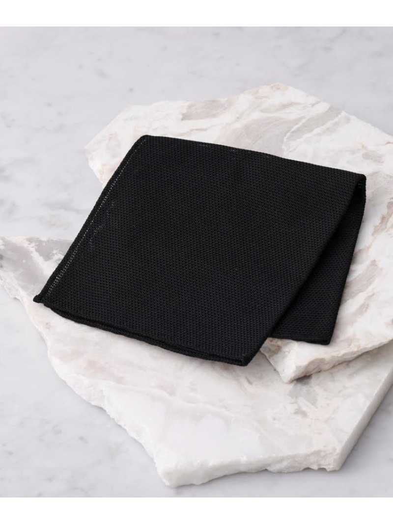 【SALE／30%OFF】【Made in ITALY】フォーマルフレスコチーフ TAKEO KIKUCHI タケオキクチ ファッション雑貨 スカーフ・バンダナ ブラック【RBA_E】【送料無料】[ Fashion]