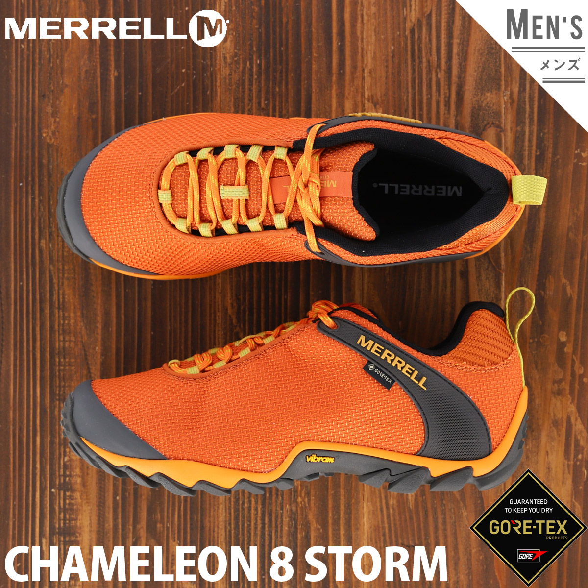 送料無料 メレル 防水 防水 ローカット おしゃれ ゴアテックス メンズ Merrell 新作 M 登山 トレッキングシューズ 耐久性 ハイキングシューズ はっ水 Chameleon 8 Storm Gore Tex M カメレオン 8 ストーム ゴアテックス M Org 大きいサイズ 有 スポーツ