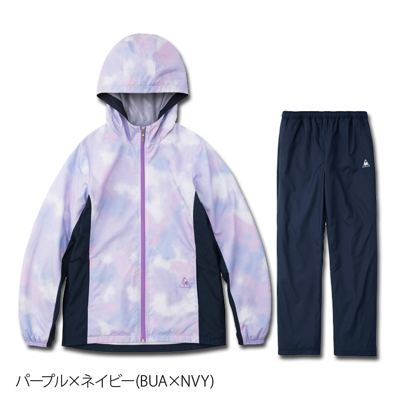 送料無料 Sale セール ルコック ウインドブレーカー 上下 レディース Le Coq Sportif 保温 タイダイ柄 裏メッシュ起毛 Qmwqjf21 5 O スポーツウェア トレーニングウェア かわいい 有 ウォーキング ウェア シャカシャカ 上下セット ゴルフ スポーツ ブランド Salon Raquet De