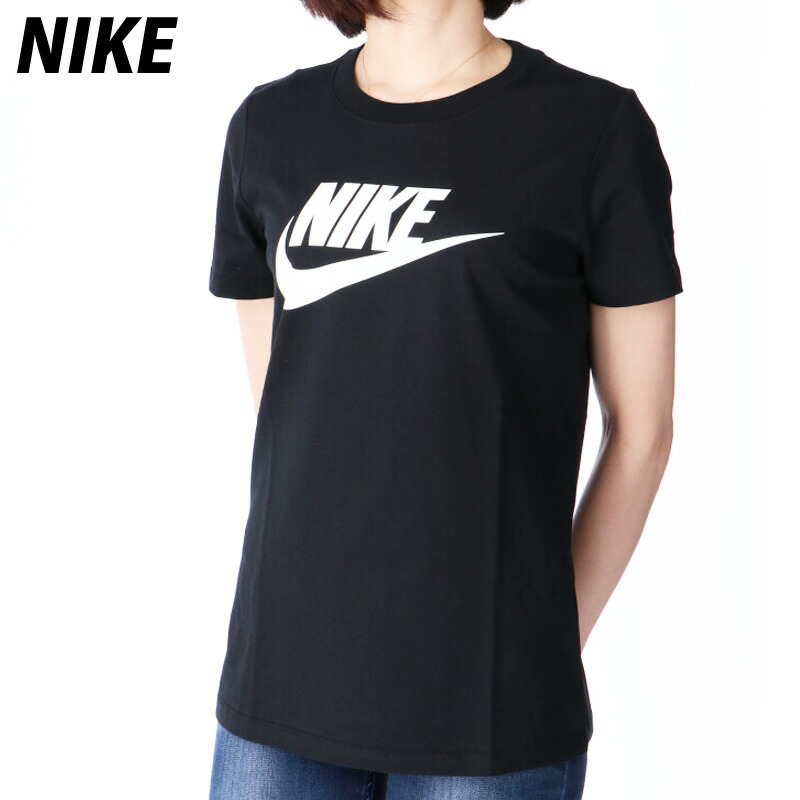 楽天市場 送料無料 新作 ナイキ Tシャツ 上 レディース Nike ビッグロゴ 半袖 Bv6170 Blk スポーツウェア トレーニングウェア ウィメンズ かわいい 大きいサイズ 有 トップス ウォーキング ウェア スポーツ おしゃれ ブランド 限定ジャージスウェットのタケスポ
