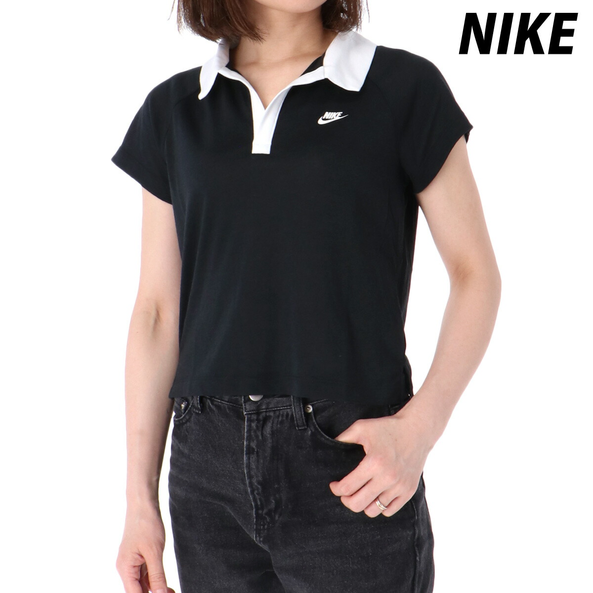 NIKE ロゴ ポロ スウェットシャツ 24444860-1.jpg