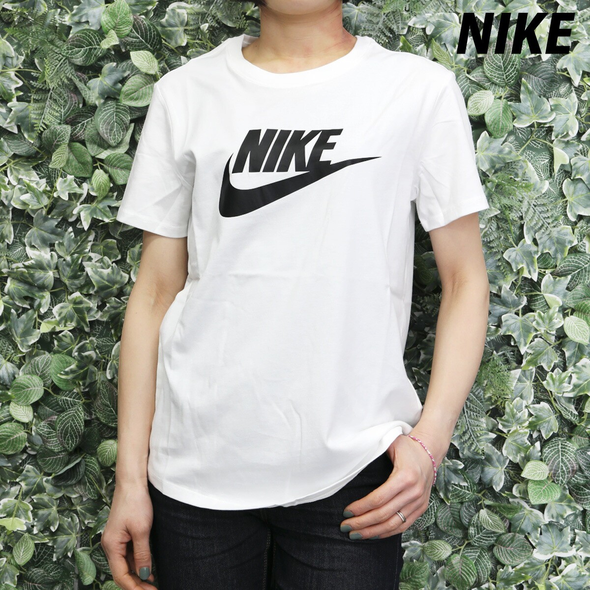ナイキ Tシャツ レディース NIKE HV4956 WHT 送料無料 新作 クロップド丈 ゆったり コットン100% 綿100% NIKE ナイキ Tシャツ レディース HV4956 WHT 送料無料 新作