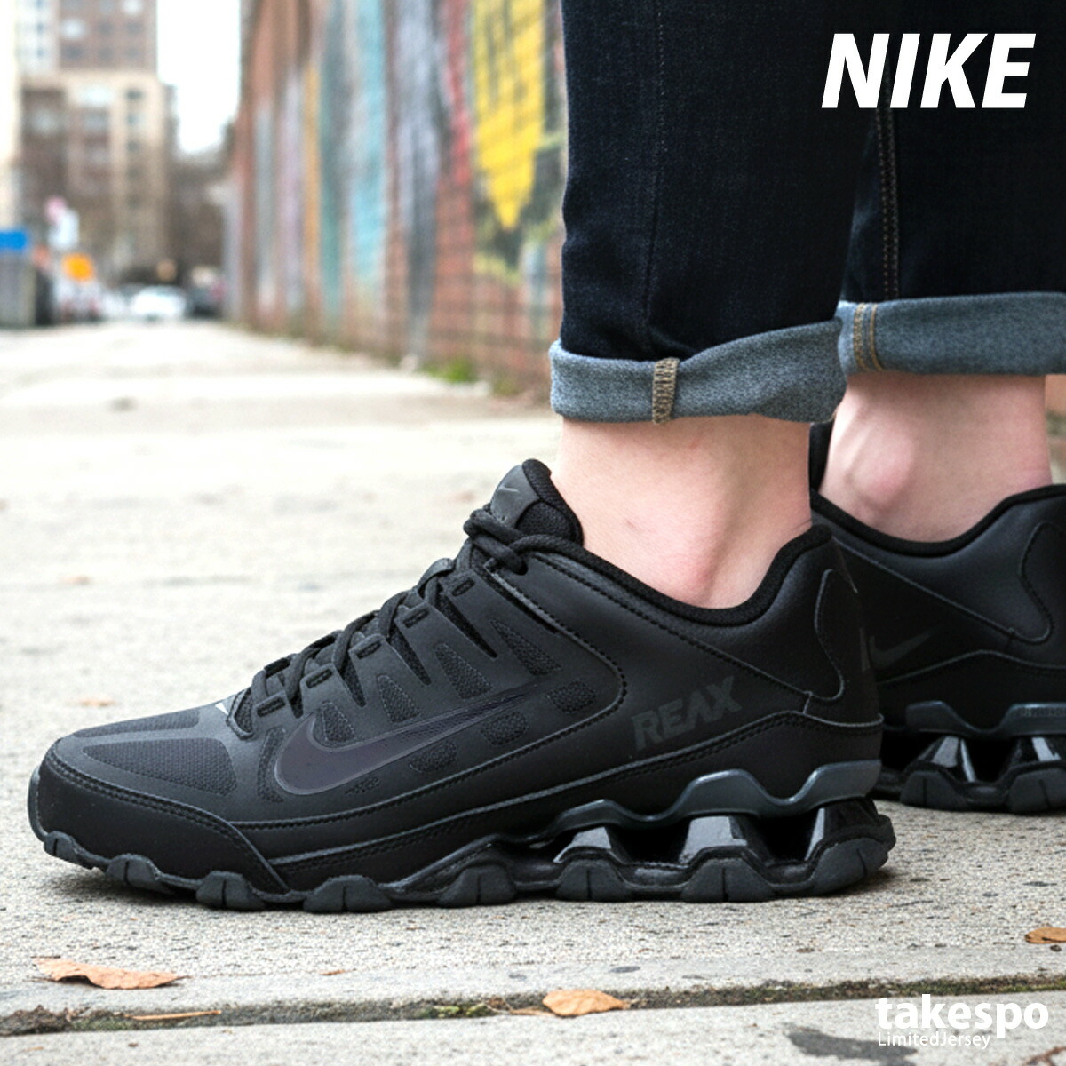 ナイキ スニーカー レディース レザー ブランド NIKE リアックス 8 ジム トレーニング ワークアウト シューズ 革 皮革 IO2400008  黒 ブラック 新作 ウィメンズ かわいい 大きいサイズ 有 スポーツ おしゃれ