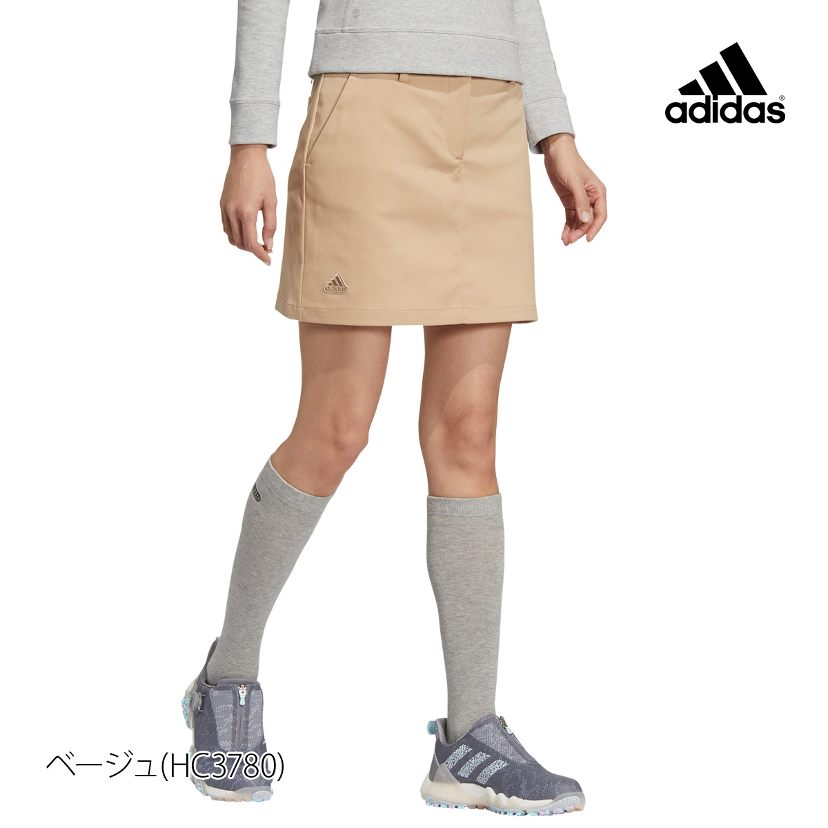 冬の華 adidasゴルフ レディーススカート