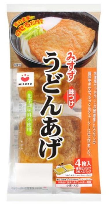 みすず　うどんあげ 4個入り 計100袋　みすずコーポレーション　正規品 楽天市場】【冷蔵】【送料無料 48個販売】みすず 味付うどんあげ