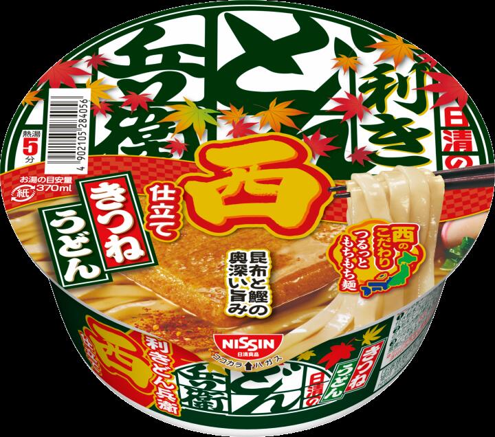 楽天市場】【送料込】 日清 どん兵衛 きつねうどん 西 95G×12個セット