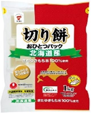 【まとめてお得】【10個販売】　たいまつ食品 北海道産 切り餅 おひとつパック1kg　　米飯・穀物