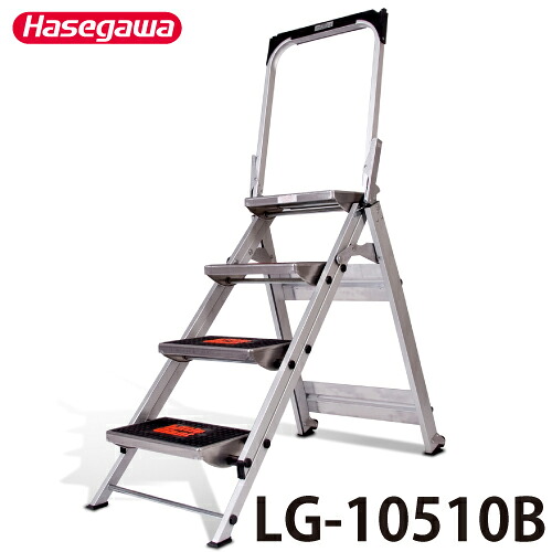 リトルジャイアント 折りたたみ式作業台 LG-10510B 天板高さ：114cm 最大使用質量：135kg セーフティーステップ 長谷川工業 ハセガワ｜機械と工具のテイクトップ 31,782円