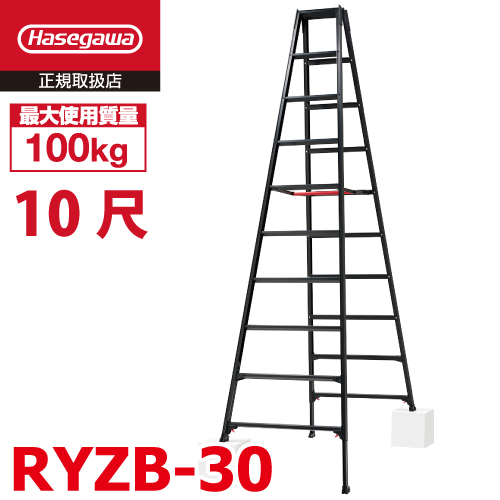 長谷川工業 シャガマン はしご兼用伸縮脚立 上部操作タイプ 6段 RYR-18