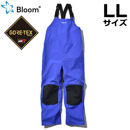 Bloom ブルーム サロペット (ゴアテックス使用) LLサイズ ロイヤルブルー ボトムス 前かけ レインウェア 作業着 合羽 防水・防風 田中産業 61560