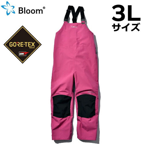 Bloom ブルーム 上っ張り (ゴアテックス当て嵌める) 3L大きさ マゼンタ ボトムス 前かけ レインウェア やり方着 雨合羽 雨合羽・防風 田中産業 61585