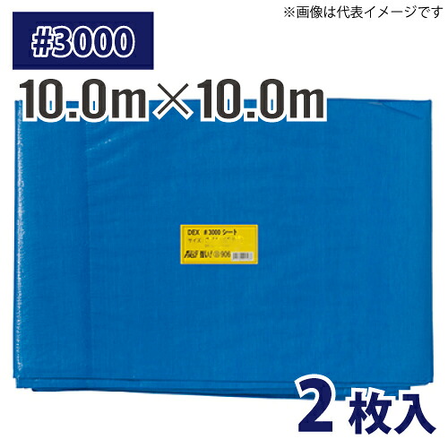 (送りとどける先法人押さえる) 青み居敷き #3000 10m×10m 2枚入 奥ふかさ約0.23粍 朦々たる DX3000居敷き 土木 組み立てる 覆いかぶせる 農作 水産業