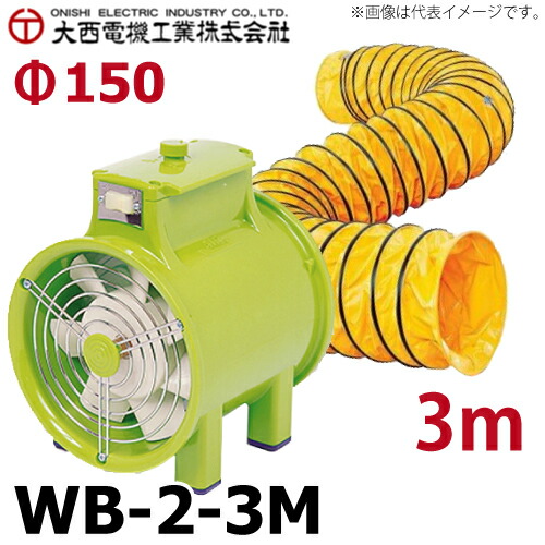 楽天市場】大西電機工業 ポータブルファンセット ワーカービー2(WB-2